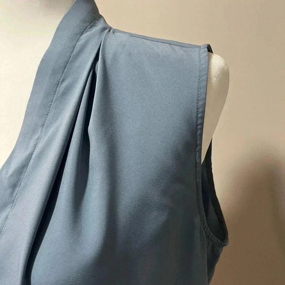 Calvin Klein Sleeveless V-Neck Blouse - Picture 3 of 9